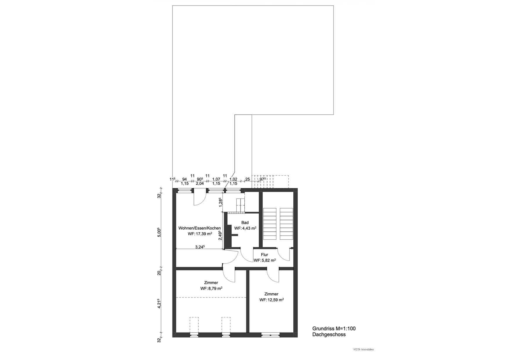 Dachgeschosswohnung — Ansicht 11