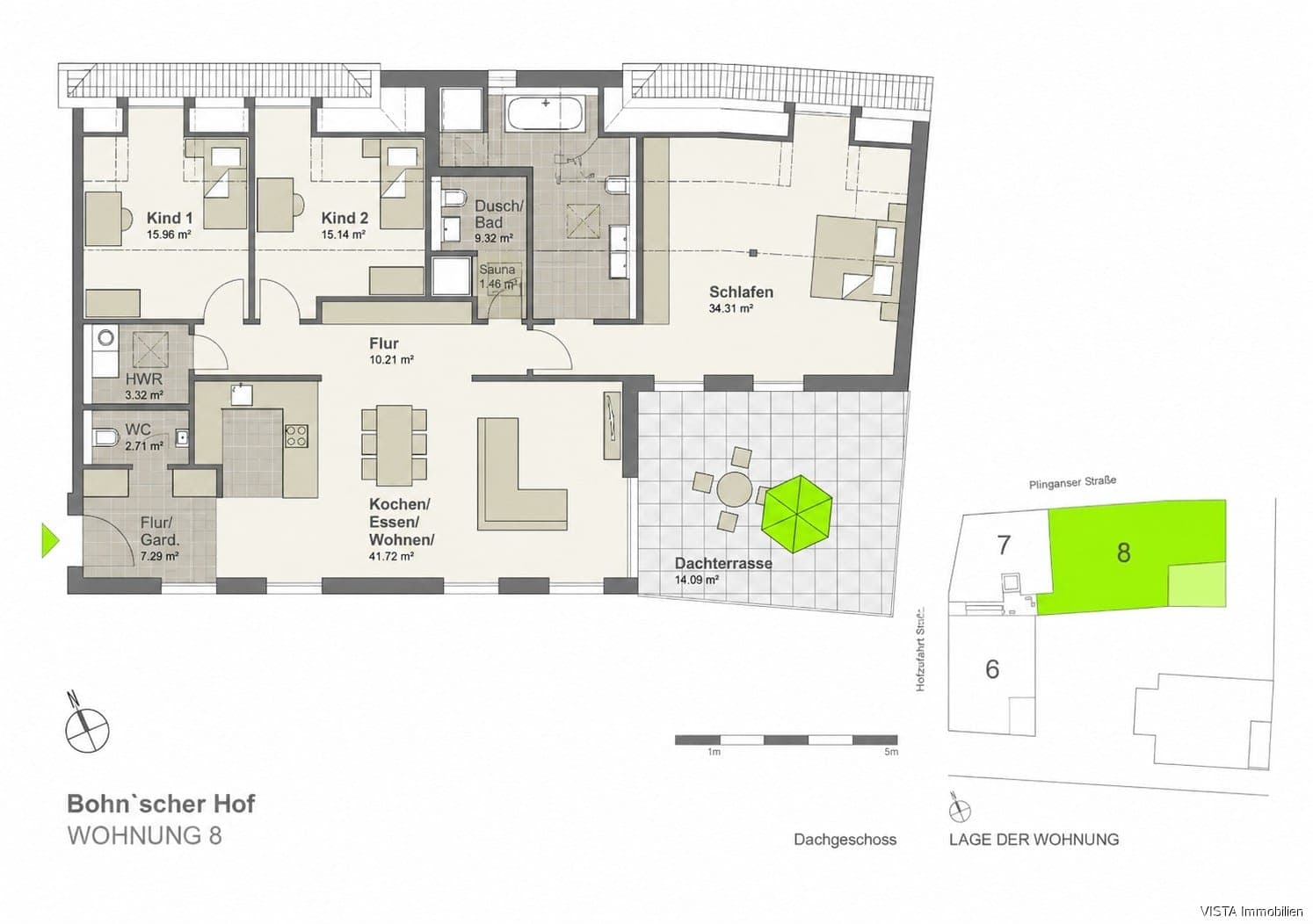 Dachgeschosswohnung — Ansicht 9