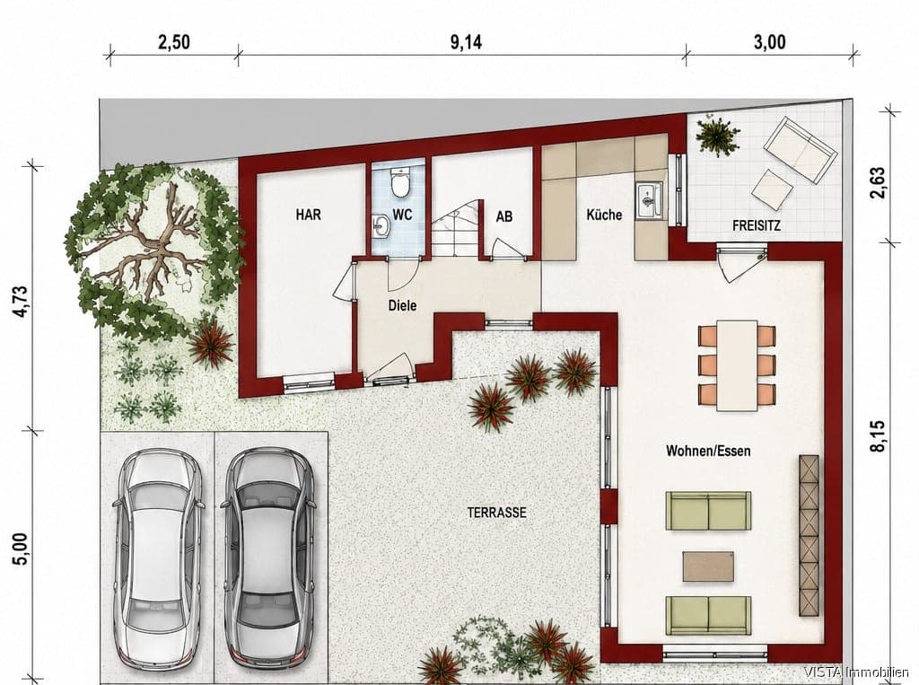Einfamilienhaus — Ansicht 1