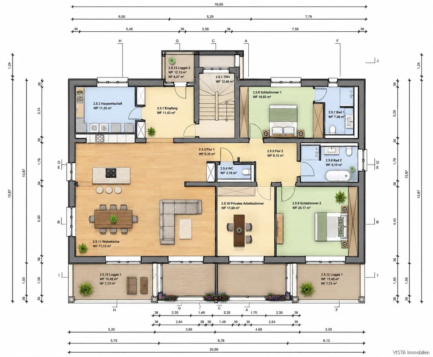 Etagenwohnung — Ansicht 9