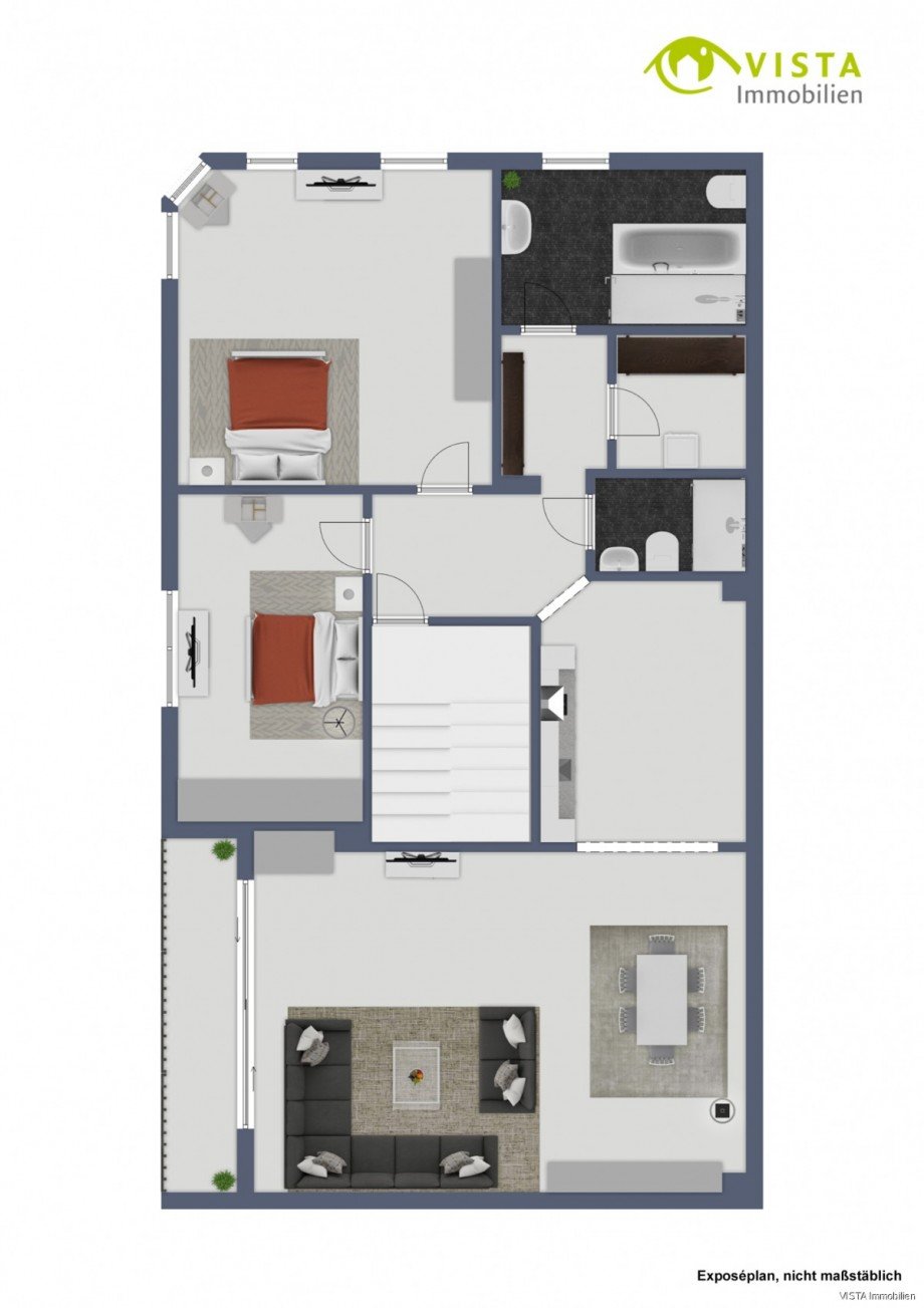 Grundriss Etagenwohnung Darmstadt