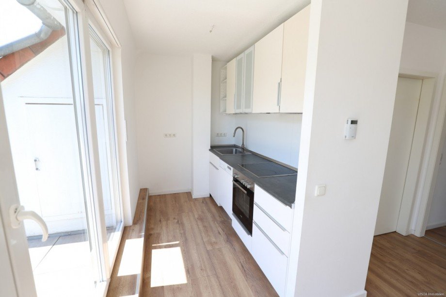 Einbauk�che Dachgeschosswohnung Darmstadt
