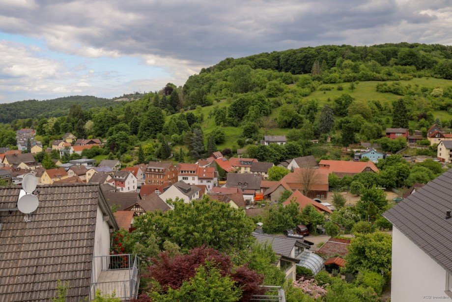 Aussicht Arbeitszimmer Dachgeschosswohnung M�hltal / Nieder-Beerbach