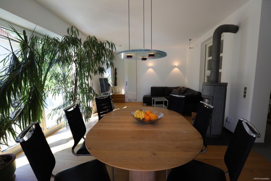 Wohn-, und Esszimmer Maisonettewohnung Darmstadt