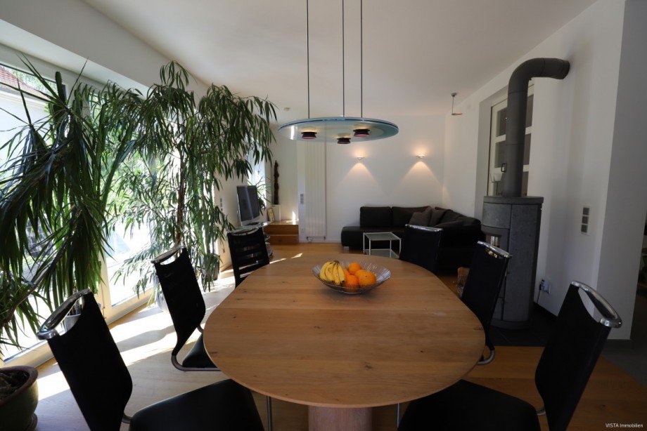 Wohn-, und Esszimmer Maisonettewohnung Darmstadt