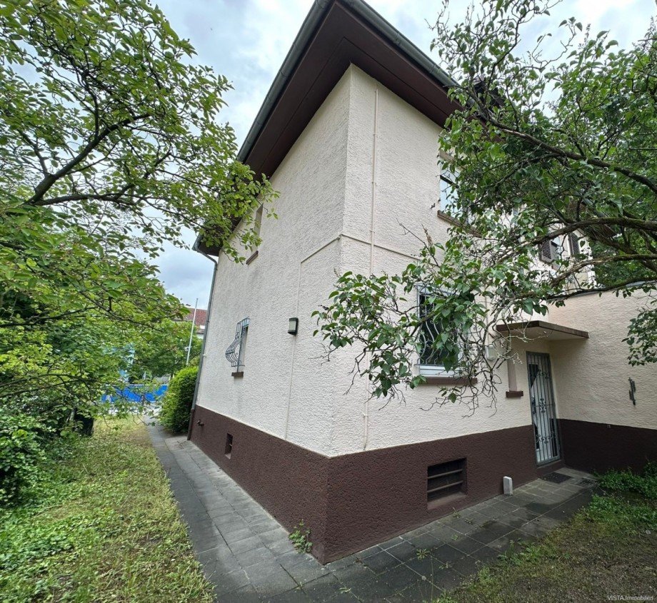R�ckansicht Einfamilienhaus Darmstadt / Eberstadt