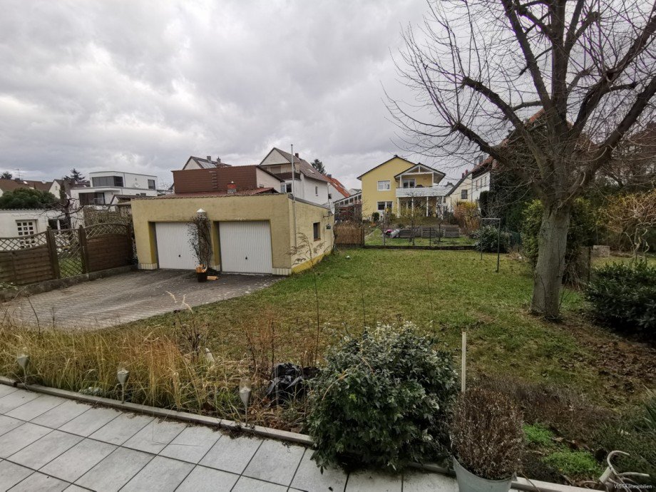 Ansicht Garten Mehrfamilienhaus Pfungstadt
