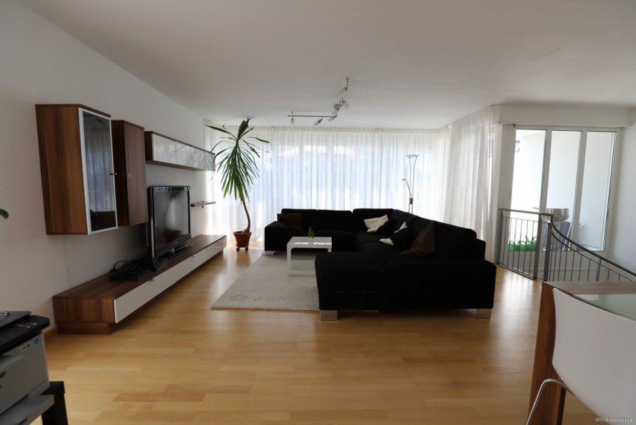 Wohn-, und Esszimmer Maisonettewohnung Darmstadt