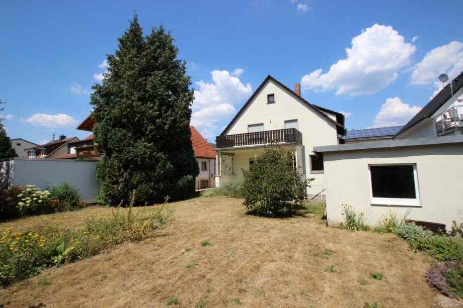 Ansicht R�ckseite Garten Einfamilienhaus Ro�dorf