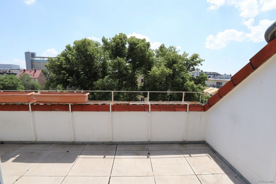 Aussicht Balkon Dachgeschosswohnung Darmstadt