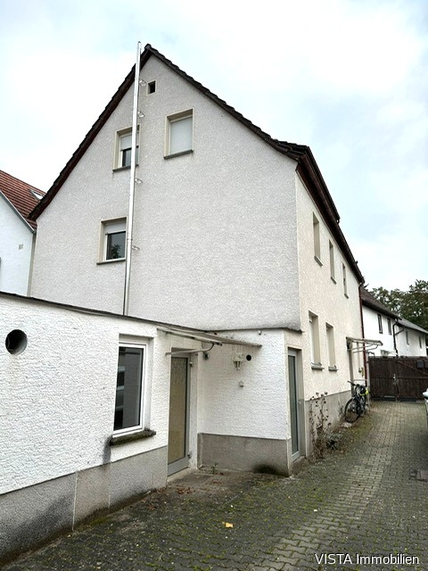 Au�enansicht hinten Zweifamilienhaus Darmstadt - Eberstadt