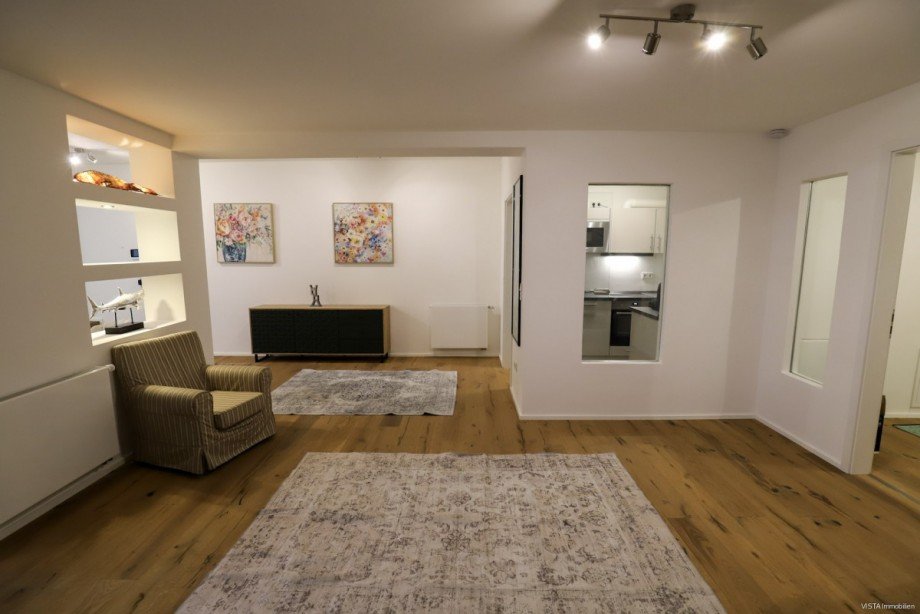 Wohnbereich-Ansicht 2 Souterrainwohnung Darmstadt