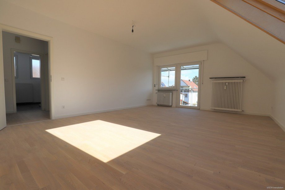 Wohnzimmer Dachgeschosswohnung Pfungstadt