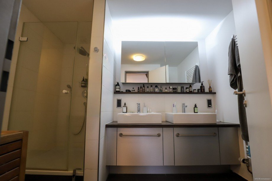 Duschbad Ansicht 1 - Erdgeschoss Mehrfamilienhaus Darmstadt