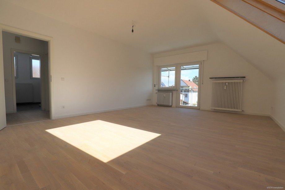 Wohnzimmer Dachgeschosswohnung Pfungstadt