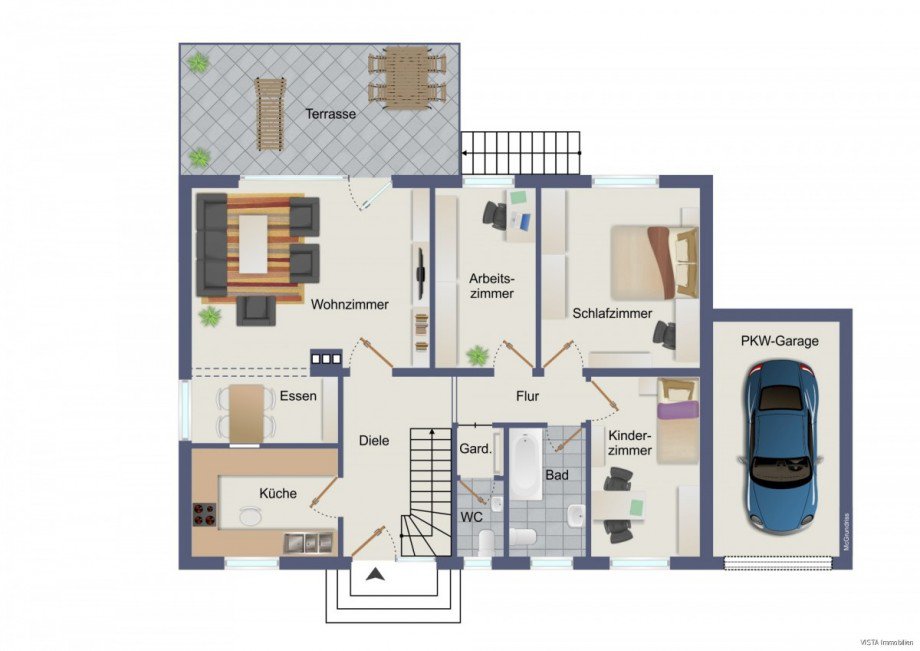 Grundriss Einfamilienhaus Eppstein / Bremthal