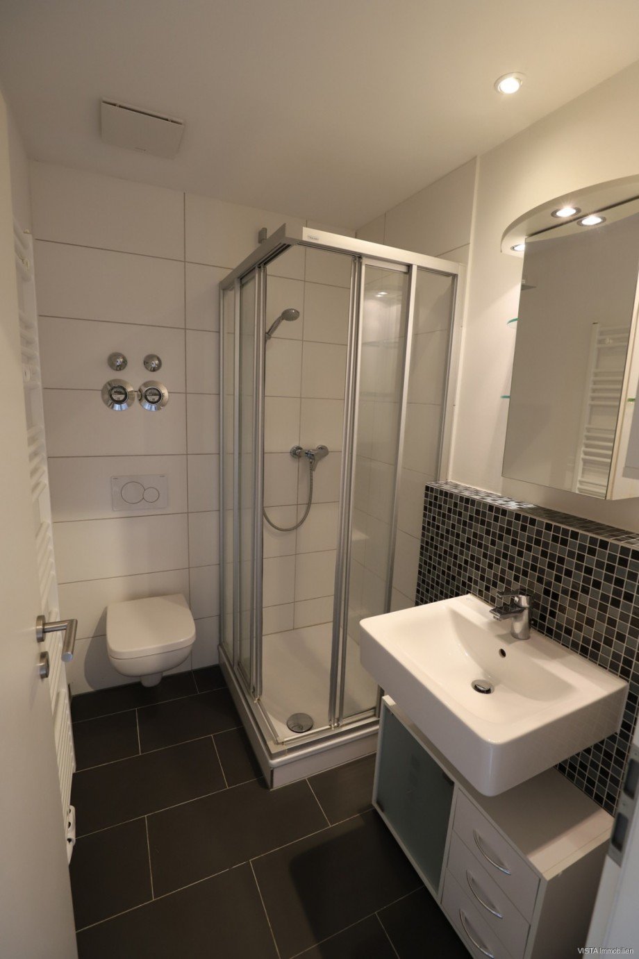 Duschbad Dachgeschosswohnung Darmstadt