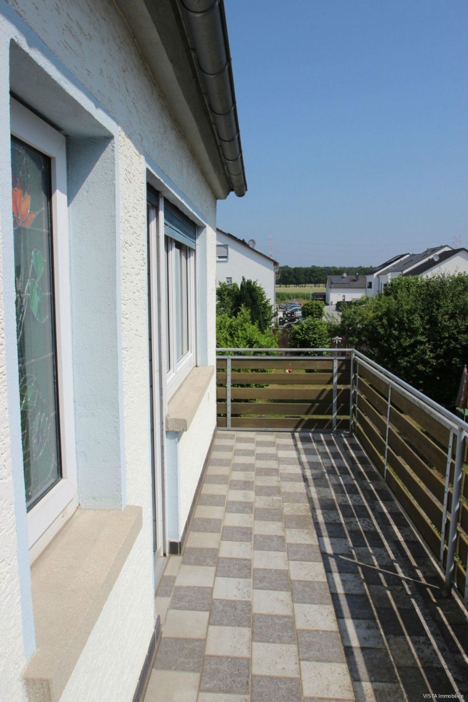 Balkon Seitenbau Einfamilienhaus Darmstadt / Wixhausen
