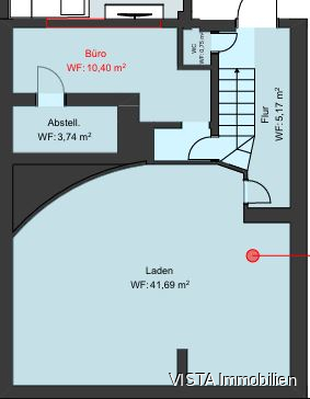Grundriss-Laden B�rofl�che Darmstadt