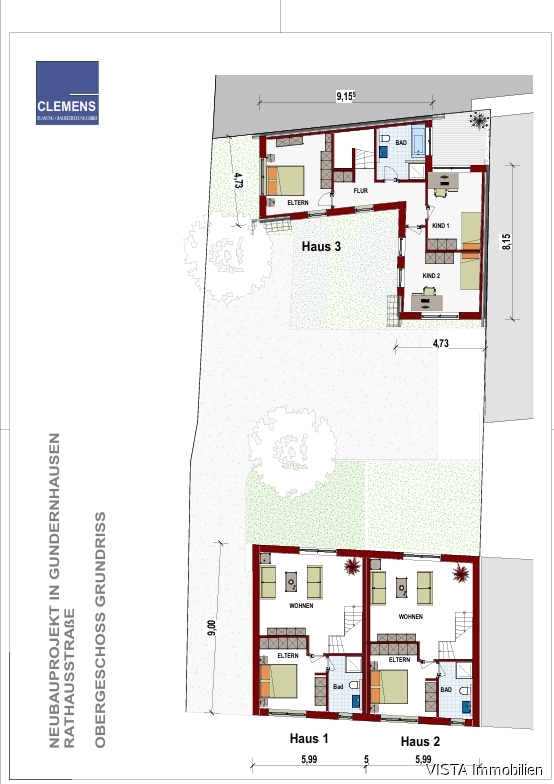 Grundrisse OG Einfamilienhaus Ro�dorf-Gundernhausen