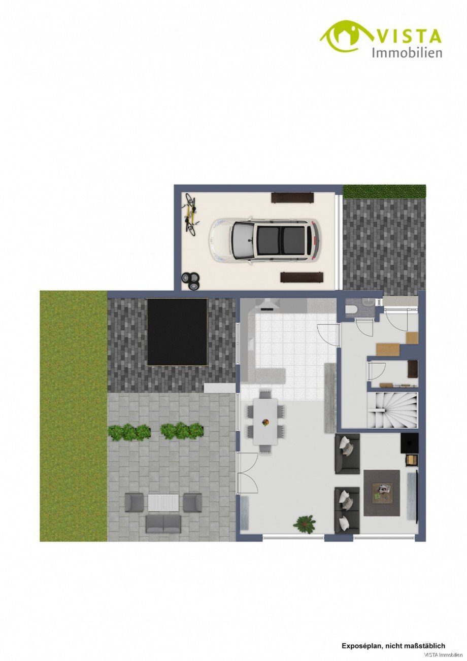 GR EG Doppelhaush�lfte Darmstadt / Eberstadt