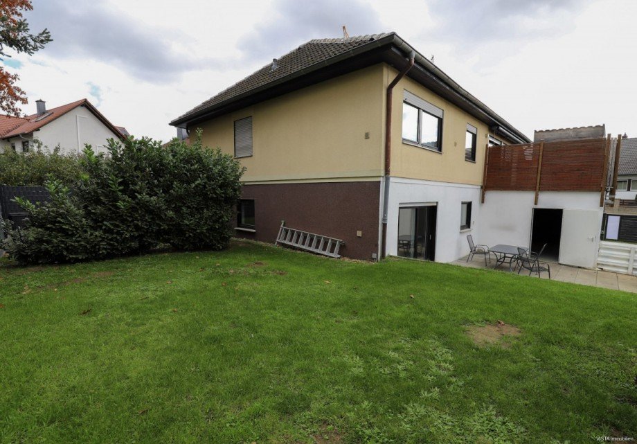Aussenansicht R�ckseite Zweifamilienhaus B�ttelborn / Klein-Gerau