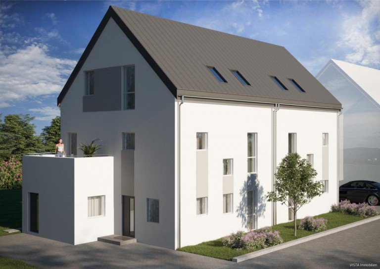 Aussenansicht Eingang Pfungstadt Doppelhaush�lfte VERKAUFT ! Moderne Doppelhaush�lfte mit familiengerechter Aufteilung inmitten von Pfungstadt