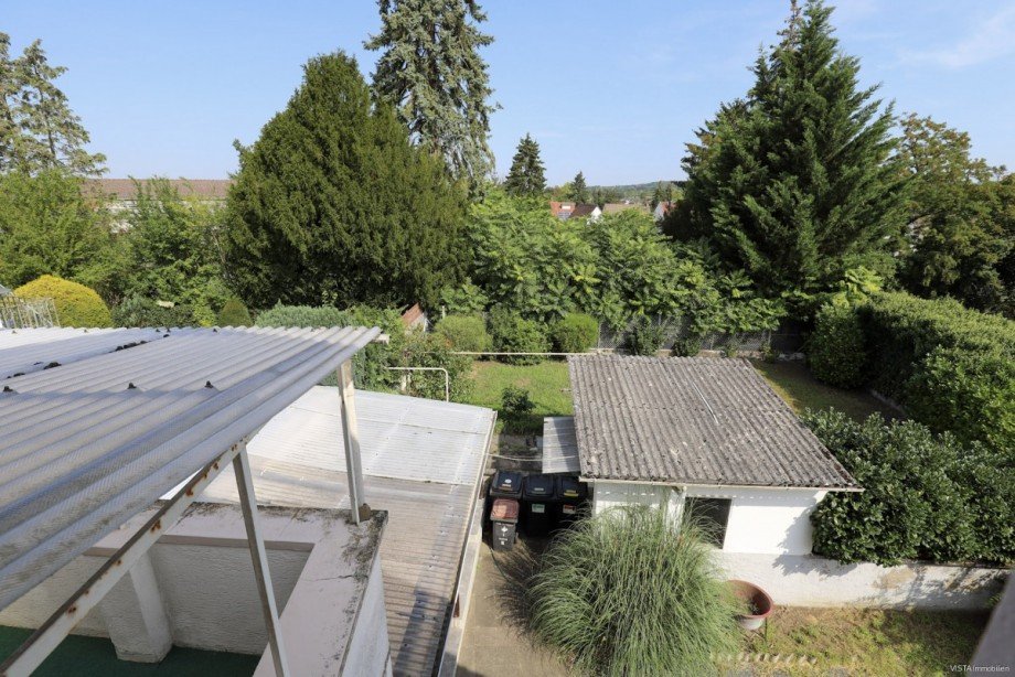 Aussicht Dachgeschoss-R�ckseite Einfamilienhaus Darmstadt / Eberstadt