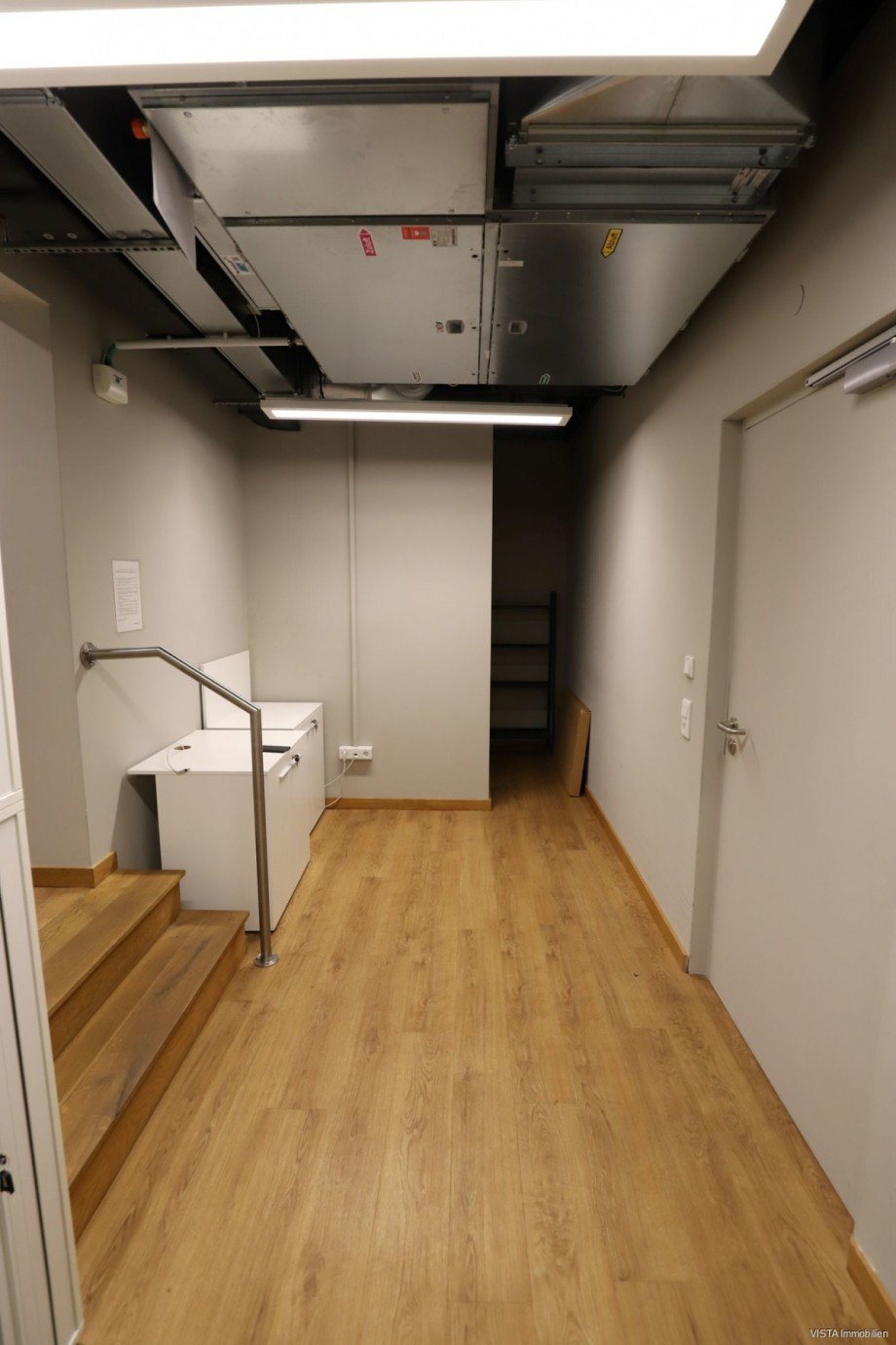 Dielenbereich R�ckwertige R�ume Ladenlokal Darmstadt / Eberstadt