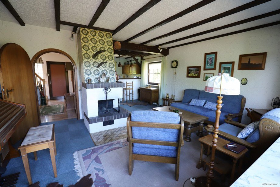 Wohnzimmer-, Essbereich Einfamilienhaus Eppstein / Bremthal