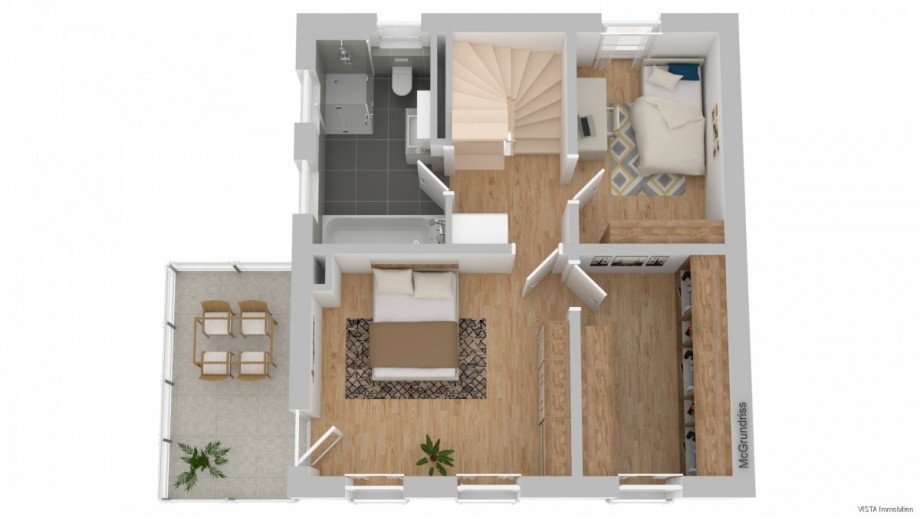 1. Obergeschoss Doppelhaush�lfte Pfungstadt