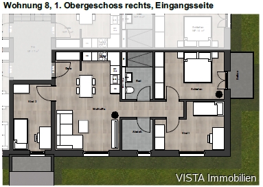 Grundriss Etagenwohnung Darmstadt / Arheilgen