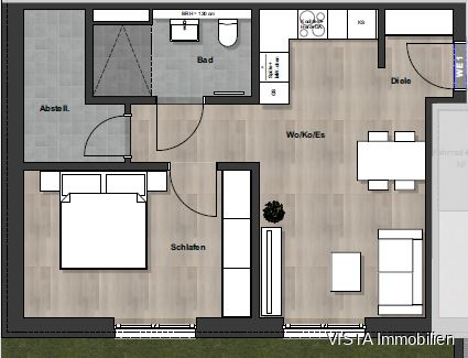 Grundriss Etagenwohnung Darmstadt / Arheilgen
