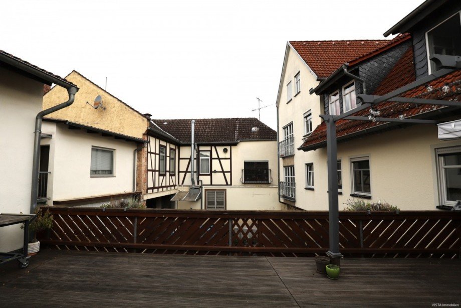 R�ckansicht Gewerbeeinheiten Haus Gro�-Bieberau