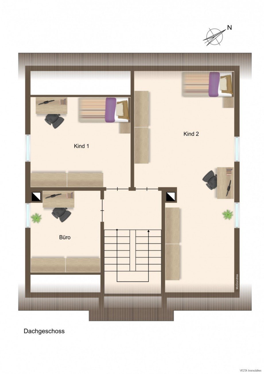 Dachgeschoss Einfamilienhaus Ober-Ramstadt