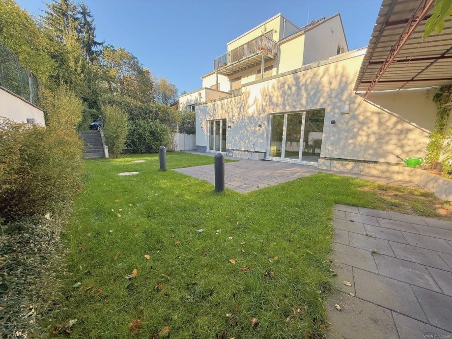 Ansicht Garten Maisonettewohnung M�hltal / Traisa