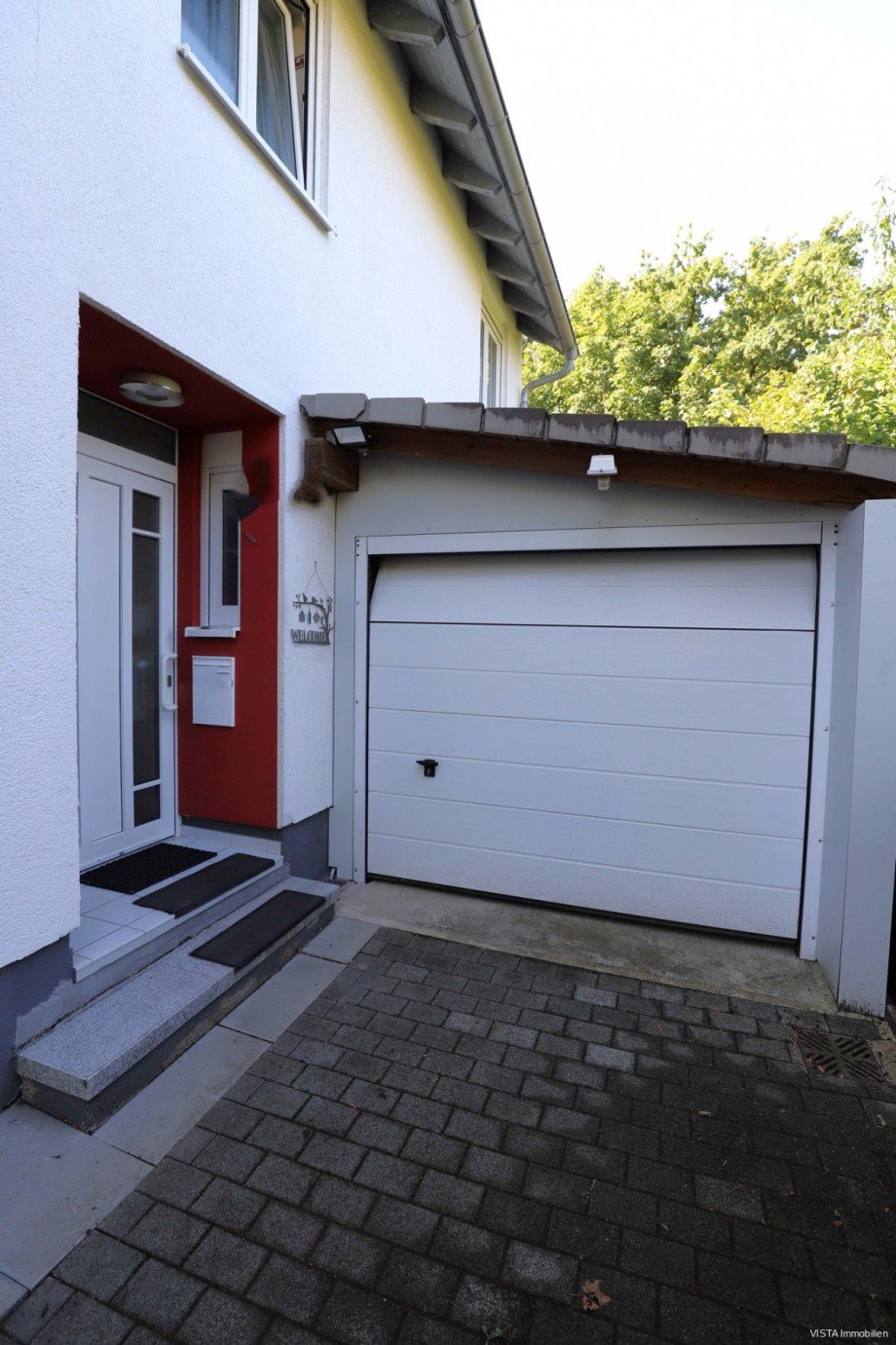 Eingansbereich Doppelhaush�lfte Darmstadt / Eberstadt