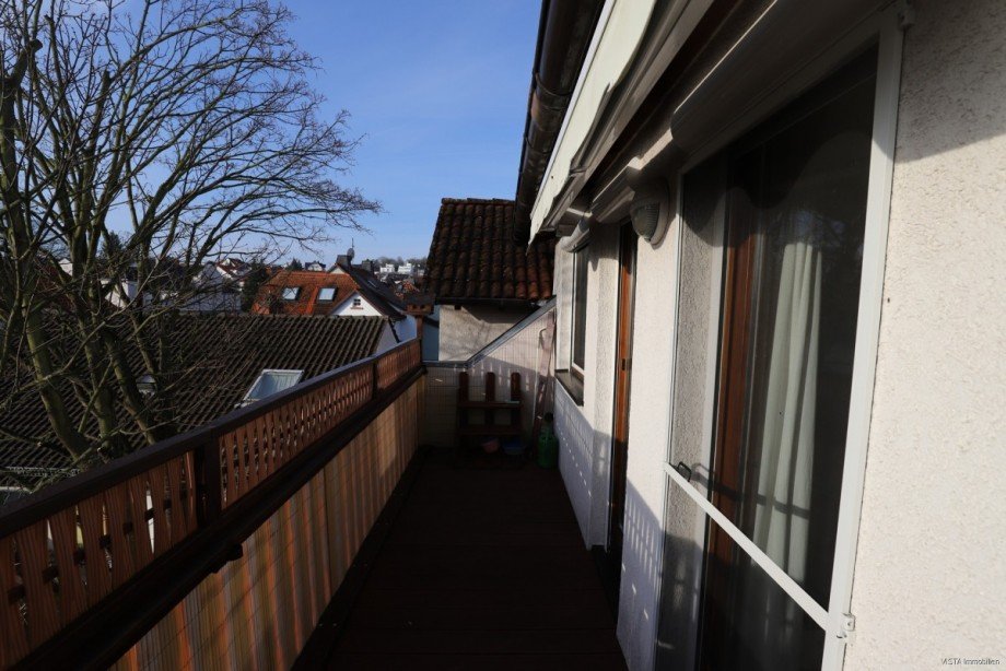 Balkon Dachgeschosswohnung Ro�dorf