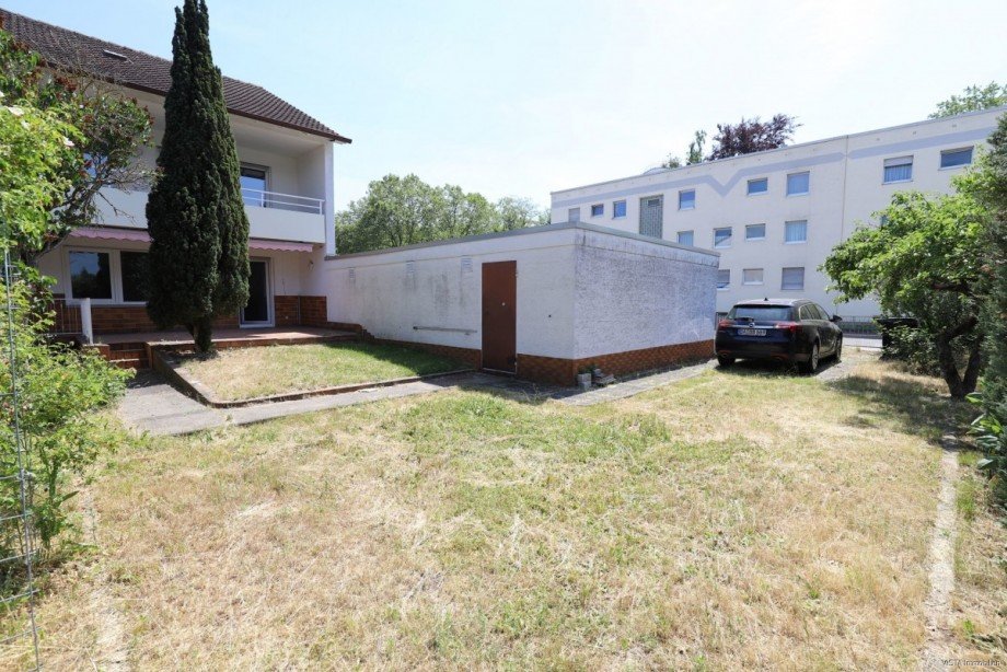 Ansicht Gartengrundst�ck R�ckseite Reiheneckhaus Darmstadt / Arheilgen