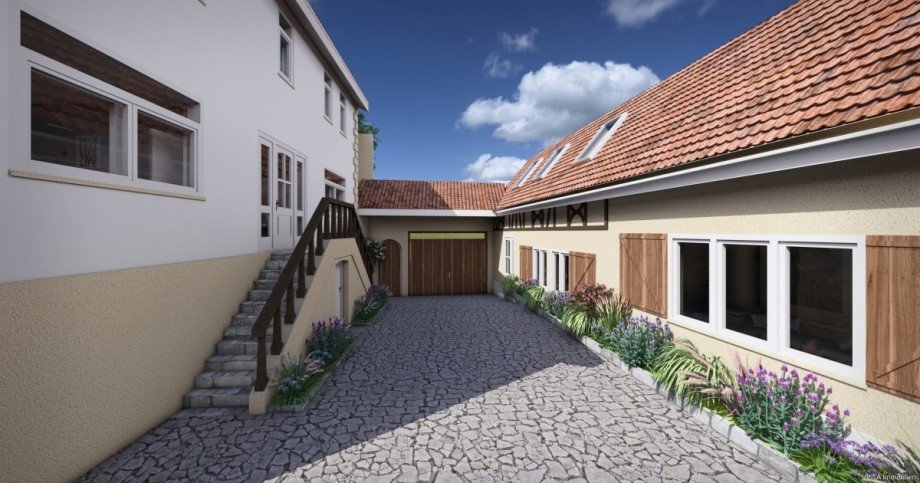 Ansicht Einfahrt Einfamilienhaus Seeheim-Jugenheim / Ober-Beerbach