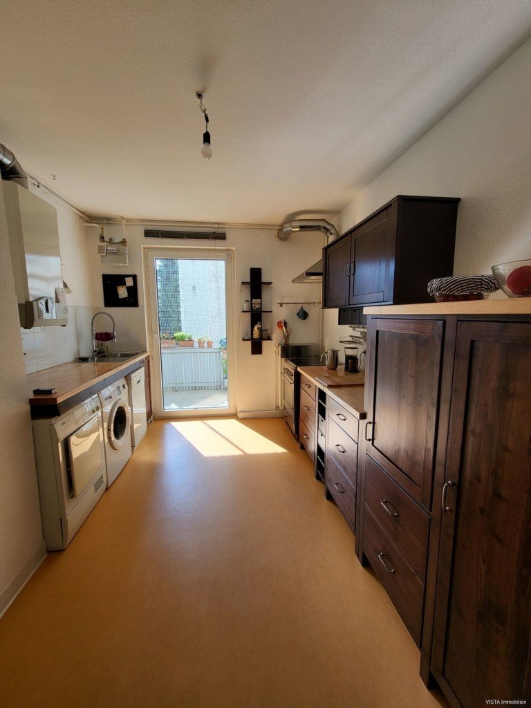 K�che 1 Darmstadt Etagenwohnung VERKAUFT ! Etagenwohnung mit Wohnk�che, modernem Duschbad und S�d-Balkon