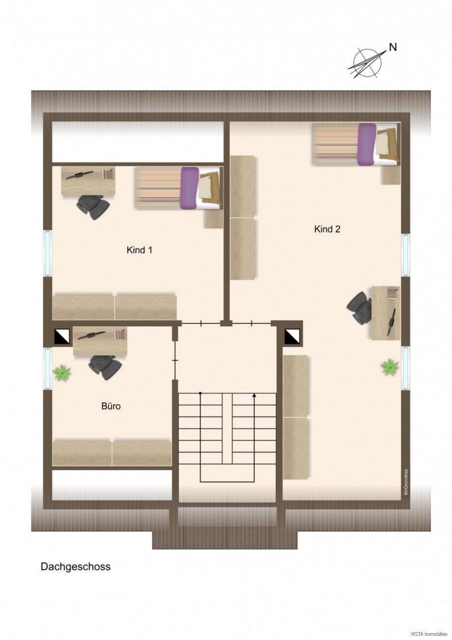 Dachgeschoss Einfamilienhaus Ober-Ramstadt