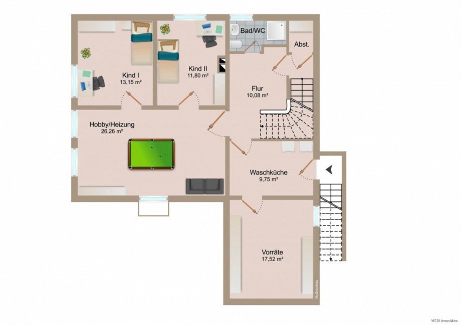 Untergeschoss Einfamilienhaus Darmstadt