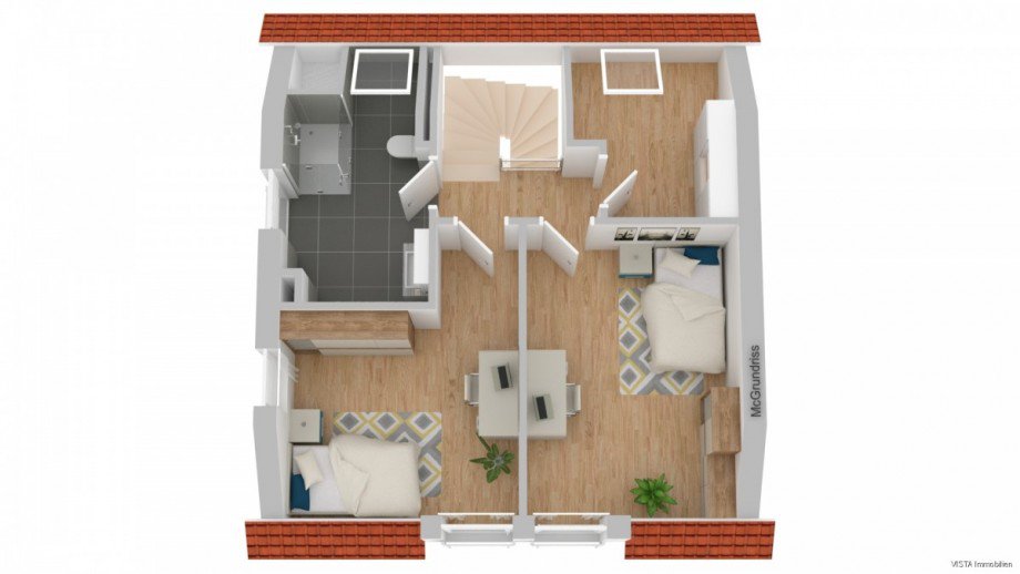 Dachgeschoss Doppelhaush�lfte Pfungstadt