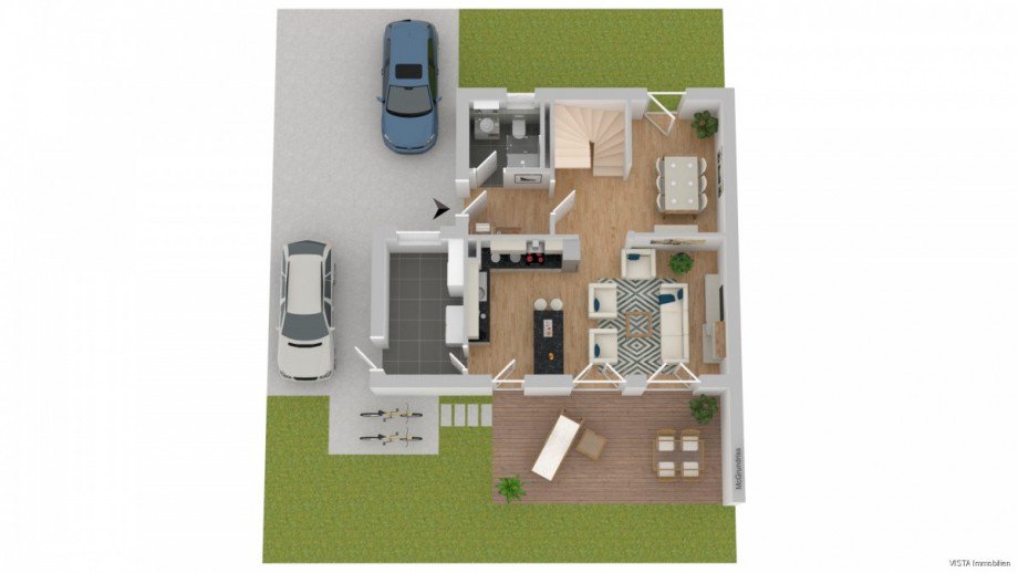 Erdgeschoss Doppelhaush�lfte Pfungstadt