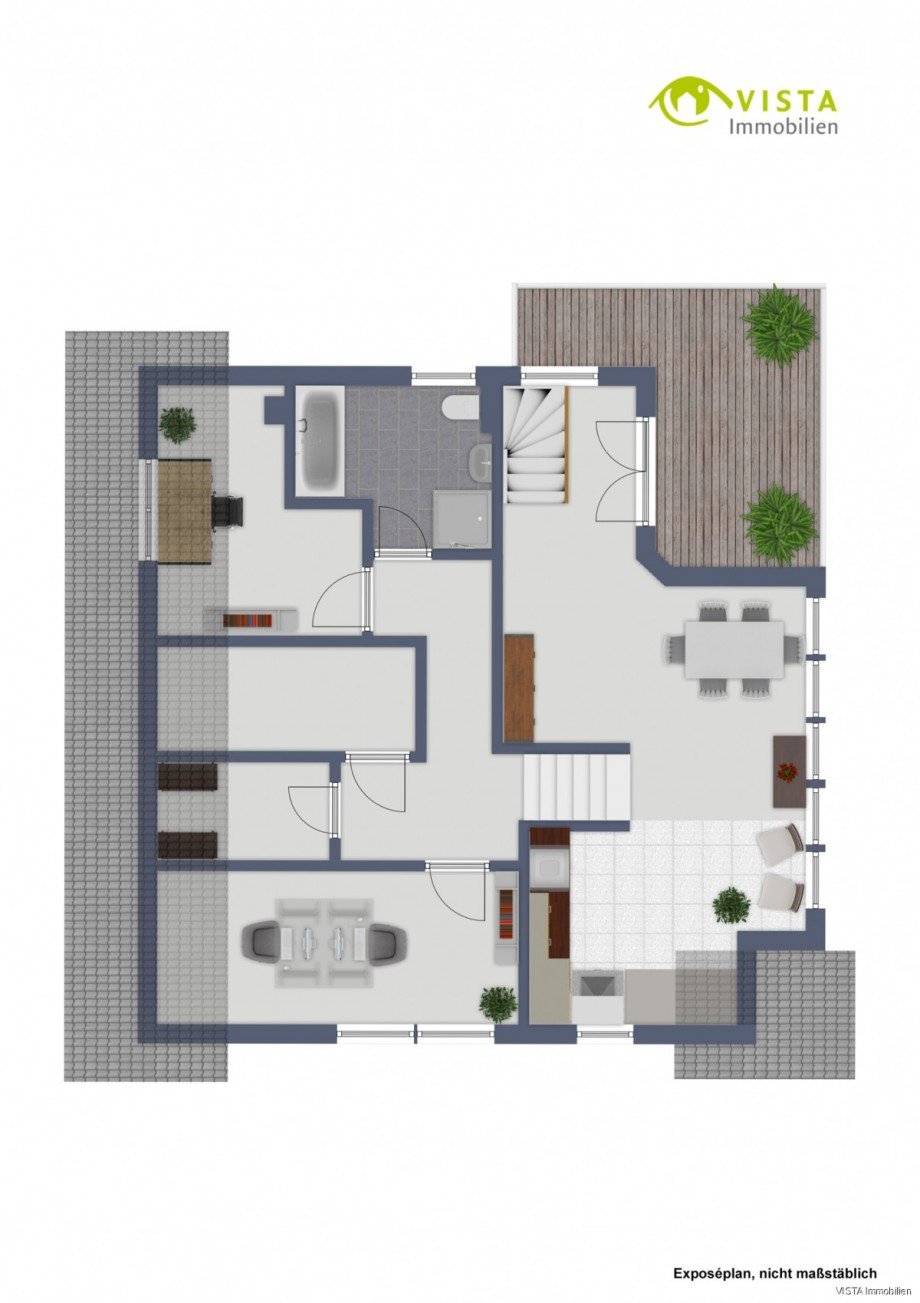 GR Untere Etage Dachgeschosswohnung M�hltal / Nieder-Beerbach