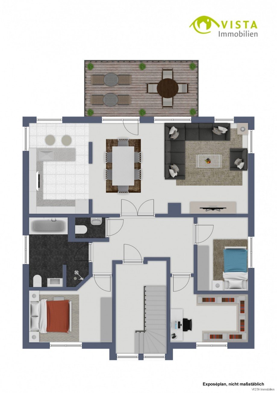 Grundriss Etagenwohnung Ro�dorf