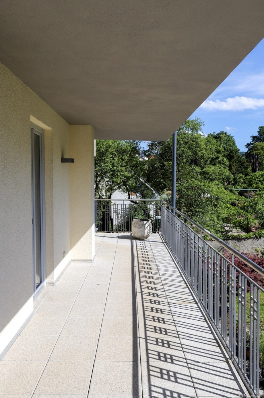 Balkon Wohnung Erdgeschoss Mehrfamilienhaus Bensheim