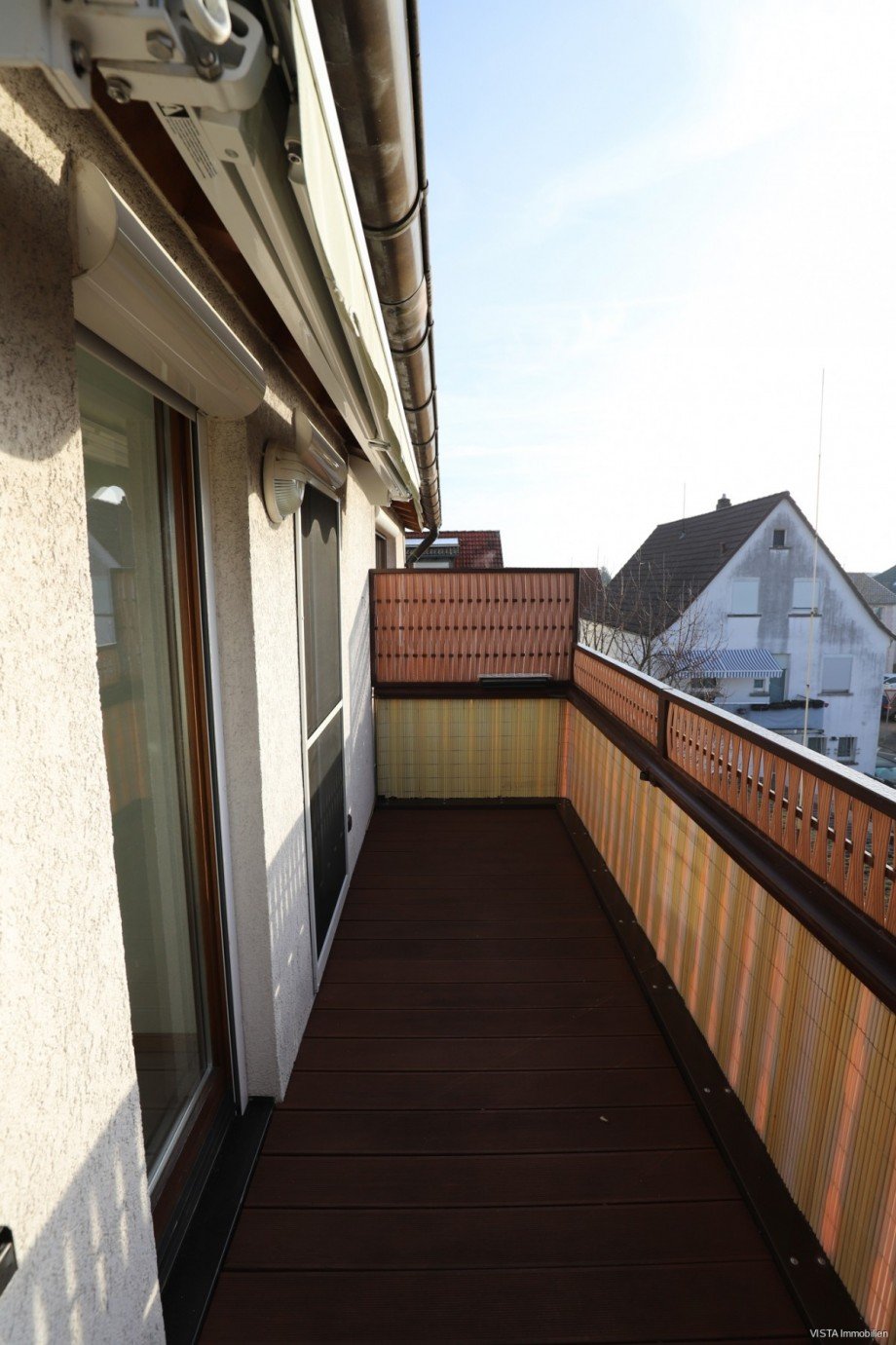 Balkon Ansicht 2 Dachgeschosswohnung Ro�dorf