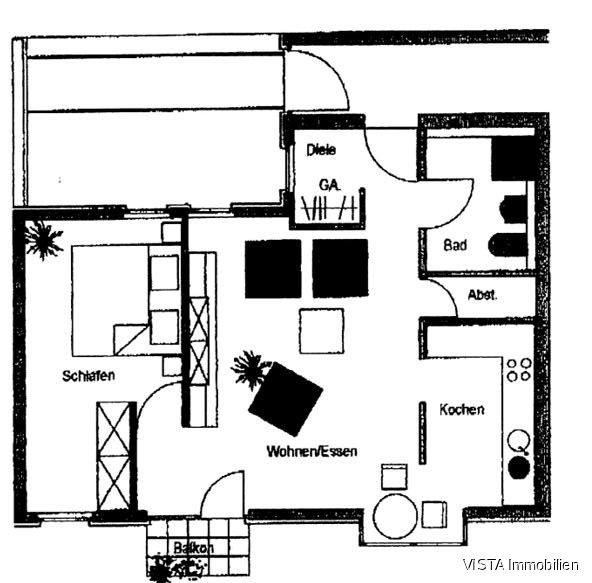 Grundriss Etagenwohnung Darmstadt